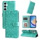 thumbnail image 5 of Funda tipo cartera FOXDOCK para Samsung Galaxy A35 , diseño girasol en relieve, cuero PU, cierre magnético, soporte y tarjetero, 5 of 5