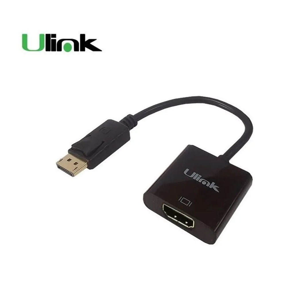 Genérico - Conversor Adaptador De Video Display Port Macho A Hdmi Hembra – Ulink