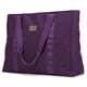 thumbnail image 1 of Bolsa de viaje Weekender Badgley Mischka de nailon, color morado, 1 of 8