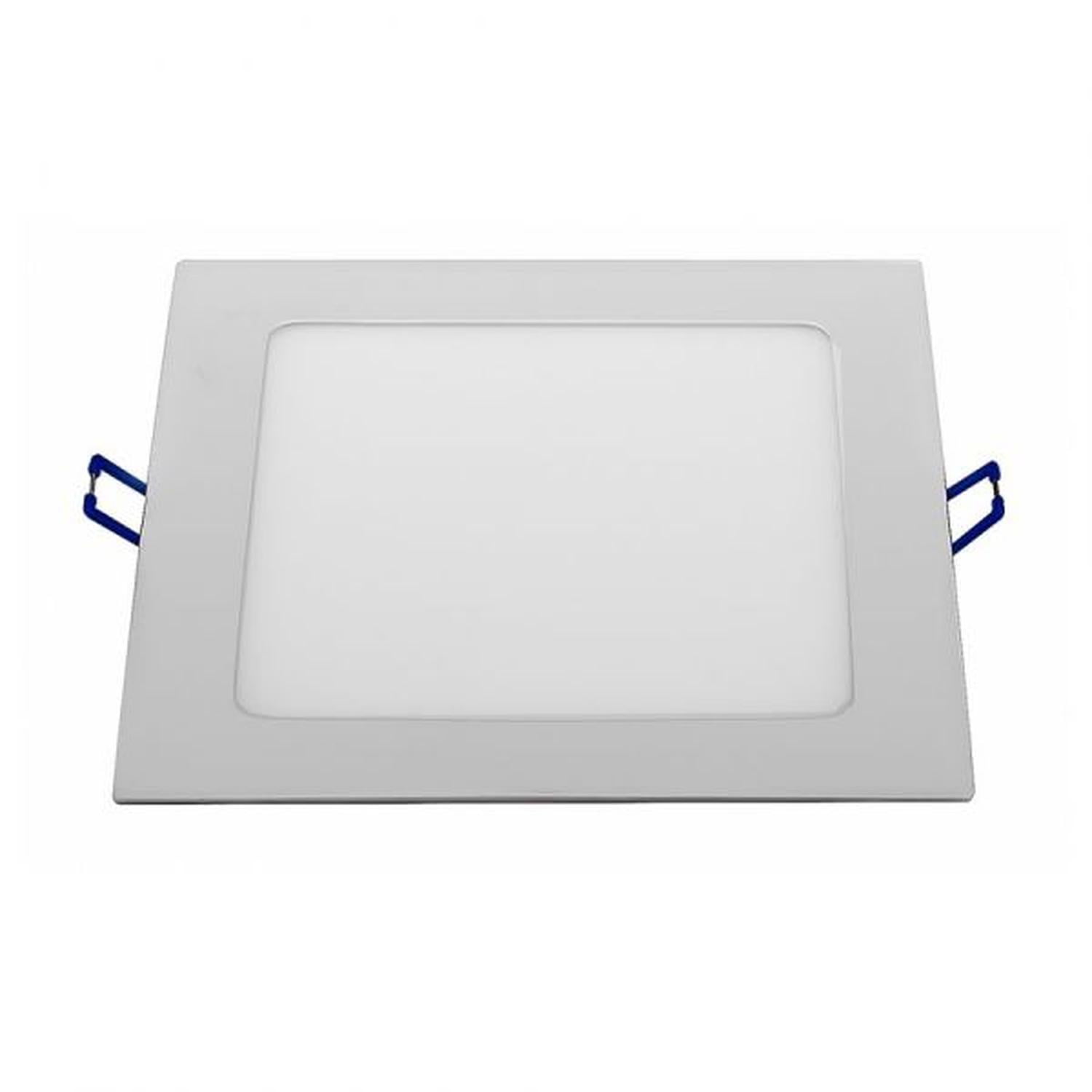 Megabright - Panel Led Cuadrado Embutido 25w Luz Calida Color 3000k Blanco