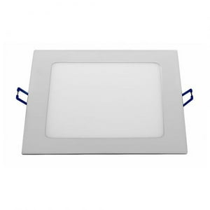 Megabright - Panel Led Cuadrado Embutido 25W Luz Calida Color 3000K Blanco