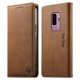 thumbnail image 1 of Funda Billetera de Cuero para [Samsung Galaxy S9+/S9 Plus], Bloqueo RFID, Tarjetas y Soporte Marrón, 1 of 5