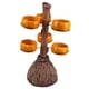 thumbnail image 4 of Soporte para cuenco de refrigerio de calabaza de Halloween, soporte para cesta de refrigerio de palo de escoba, accesorios para servir comida de fiest , 6 tazones, 4 of 5