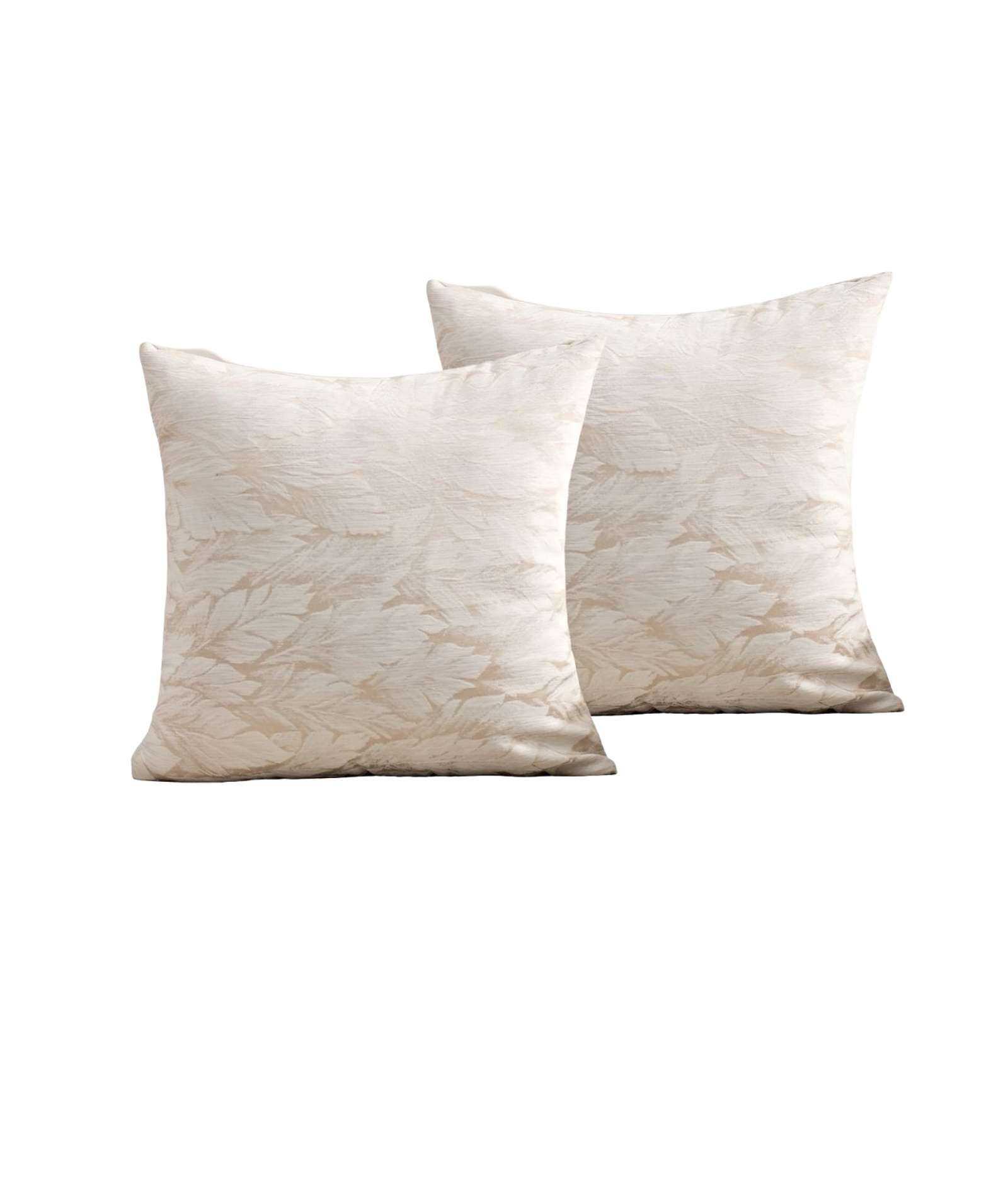 Genérico - Pack De 2 Fundas De Cojines Diseño Hoja 45Cm X 45 Cm C5