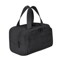 Ioensy - Neceser De Viaje, Neceser Portátil Para Champú, Perfume, Lápiz De Cejas, Color Negro