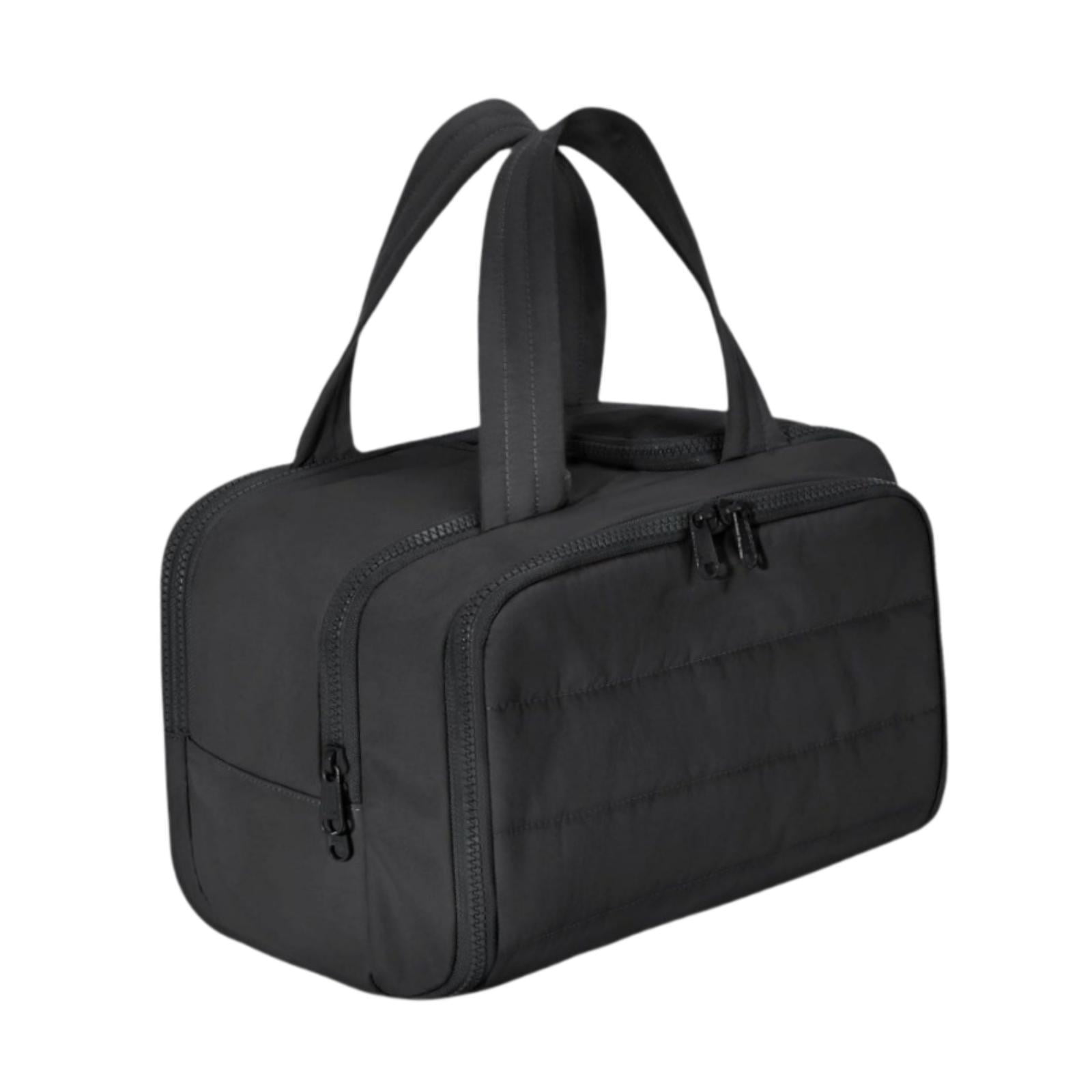 Ioensy - Neceser De Viaje, Neceser Portátil Para Champú, Perfume, Lápiz De Cejas, Color Negro