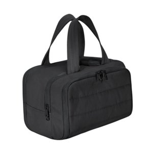 Ioensy - Neceser De Viaje, Neceser Portátil Para Champú, Perfume, Lápiz De Cejas, Color Negro