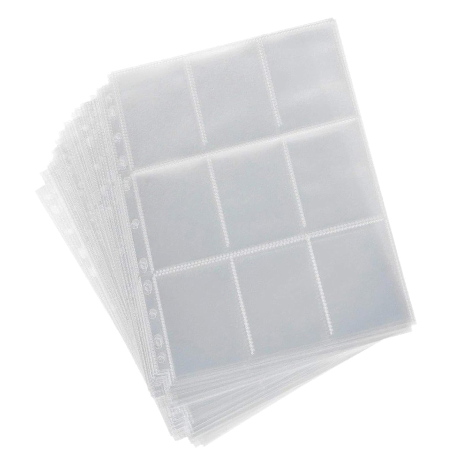 Magideal - Fundas Impermeables Para Tarjetas De Juego, Carpetas Para Tarjetas Fotográficas, Álbumes De Fotos, Tarjetas Deportivas, Tarjetas De Presentación. 9 Celda