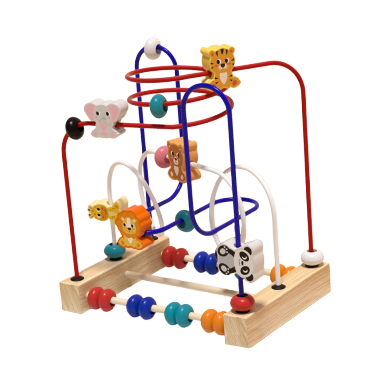 Bothyi - Laberinto De Cuentas: Juguete Creativo Y Divertido Para Toda La Familia. Juguete Sensorial Para El Desarrollo De Las Matemáticas Tempranas. Colorido Para Bebés Y Animales.