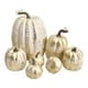 thumbnail image 1 of 7 Piezas De Calabazas Falsas, Modelo De Bricolaje, Verduras Artificiales Para Tienda De Halloween, Otoño, Oro Blanco, 1 of 5