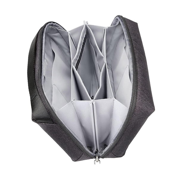 Bolsa de accesorios electrónicos Múltiples bolsillos Bolsa de almacenamiento de cable pequeño Organizador electrónico Estuche organizador digital para