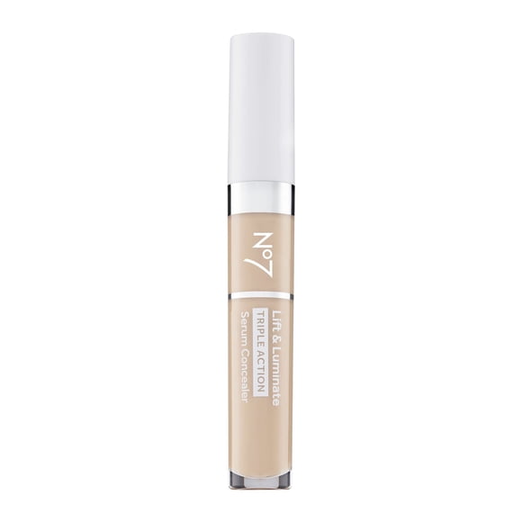 Sérum de triple acción Concealer No7 Lift & Luminate, color claro (8 ml)