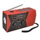 thumbnail image 3 of Linterna De Radio Meteorológica De Emergencia Con Manivela Solar Multifuncional Roja, 3 of 3
