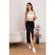 thumbnail image 1 of Falda Larga Mujer Tiro Alto Jeans Full Elasticada Abertura 6005, 1 of 4