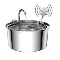 Genérico - Bebedero Gato Automático Acero Inox Llave Silenciosa Sensor Movimiento