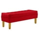 thumbnail image 2 of Banqueta Wood 2c Felpa 01 Rojo, 2 of 4