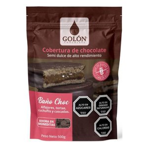 Cobertura Chocolate Semi Dulce 500G Golon