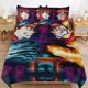 thumbnail image 1 of Jujutsu Kaisen Bedding Set Duvet Cover Comfortable and Lightweight Cartoon Bedding 3 Piece Bed Set, 1 of 5