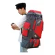 thumbnail image 3 of Mochila Viaje 90 Litros Mochilas De Camping Rojo, 3 of 3