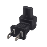 Bothyi - Us 2 Clavijas A C7 Adaptador Convertidor Adaptador Para Portátil