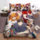 thumbnail image 1 of Monthly Girls' Nozaki-Kun Anime Kimono Quilt Duvet Cover Set Bedspread3-Piece Bedding Set, 1 of 5