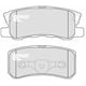 thumbnail image 3 of Pastillas Freno para auto Dodge Caliber 2007-2012 Trasero, 3 of 5