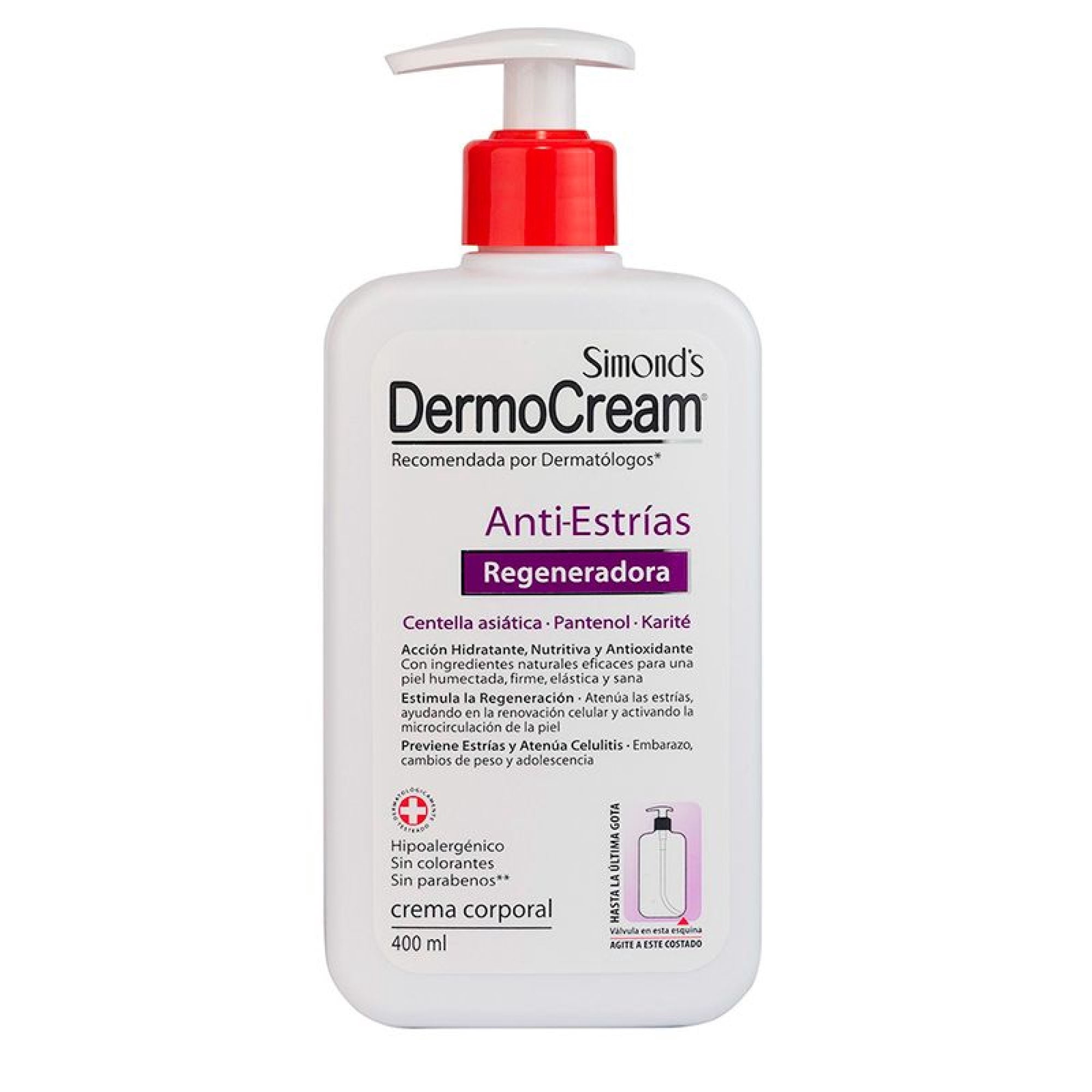 Crema Corporal Simond’s Dermocream Dermocream Anti-estrías Regenadora
