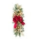 thumbnail image 3 of Guirnalda Navideña Fácil De Colgar Con Lazo Para Puerta De Entrada, Para Bodas, Jardín, Hogar, Color Dorado Y Rojo, 3 of 3