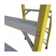 thumbnail image 3 of Escalera Industrial Plataforma Fibra De Vidrio 4 Peldaños Amarilla, 3 of 3