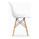 thumbnail image 4 of Silla DSW de Comedor Escandinava Color Blanco con Patas de Madera 46x53 cm, 4 of 7