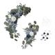 thumbnail image 1 of Guirnalda De Flores De Arco Colgante Para Boda, 2 Uds., Para Puerta Delantera De Boda, Cenador, Lago Azul, 1 of 3