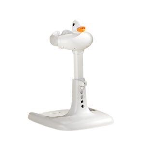 Magideal - Soporte De Ducha Para Bebé, Soporte De Bañera De Pie, Antideslizante, Suave, Ergonómico, Estable, Mesa De Baño Para Bebé Recién Nacido Gris