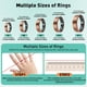 thumbnail image 2 of Monitor de sueño Smart Ring Free Shark, frecuencia cardíaca para iOS y Android, 2 of 6