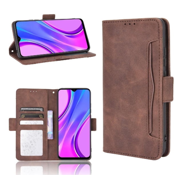 Funda Cartera Magnética para Xiaomi Redmi 10A- Tarjetero Desmontable, Cuero PU, Soporte