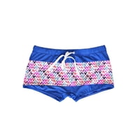 Samia - Short Tipo Bóxer Para Hombres Estampado Rosado Xl