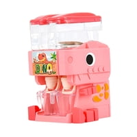 Bothyi - Mini Dispensador De Agua Para Niños, Tanques De Agua Duales, Juguete De Cocina En Miniatura De Escritorio, Rosa