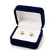 thumbnail image 2 of Aros Abridores Chatón Circón 6mm N3 Oro 14k Niña Mujer, 2 of 4