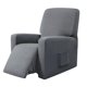 thumbnail image 1 of Sofá Reclinable Elástico Funda Antideslizante Sillón Suave Funda Antideslizante Gris, 1 of 5