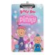 thumbnail image 1 of Pinky Dinky Doo Portapapeles de acrílico A4, tamaño carta estándar, carpeta con clip 31.8x 21.5CM para estudiantes, profesores y oficina, 1 of 6