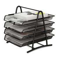 Crusec - Bandeja Portapapeles 4 Niveles Para Oficina