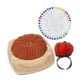thumbnail image 3 of Kit De Alfiletero Duradero En Forma De Calabaza Para Proyectos De Manualidades De Bordado De Acolchado Naranja, 3 of 4