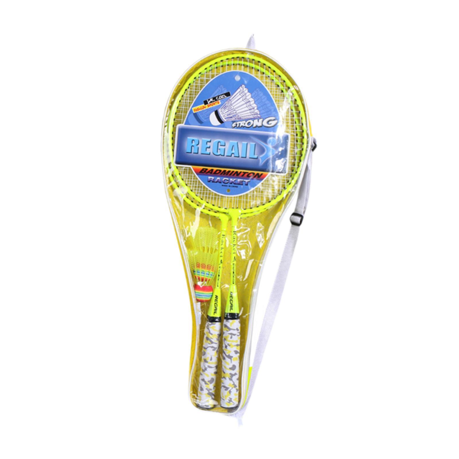 Bothyi - Juego De Raqueta De Bádminton Para Niños, Actividades Ligeras Al Aire Libre Para Césped De Playa, Amarillo