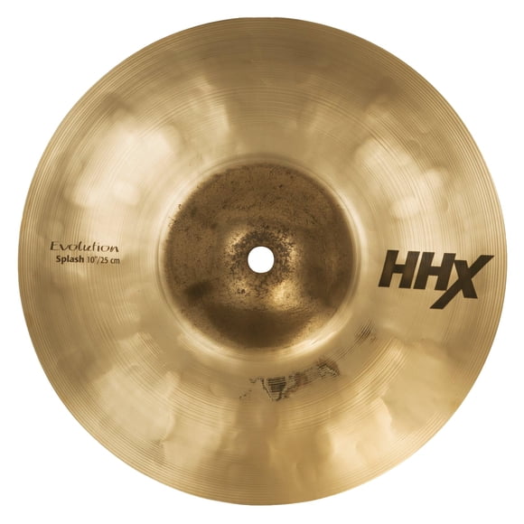 Platillo Splash Sabian HHX Evolution de 10 cm con acabado brillante