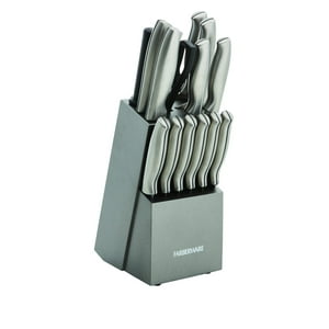 Juego De Bloques De Cuchillos Farberware De Acero Inoxidable Estampado, 15 Piezas