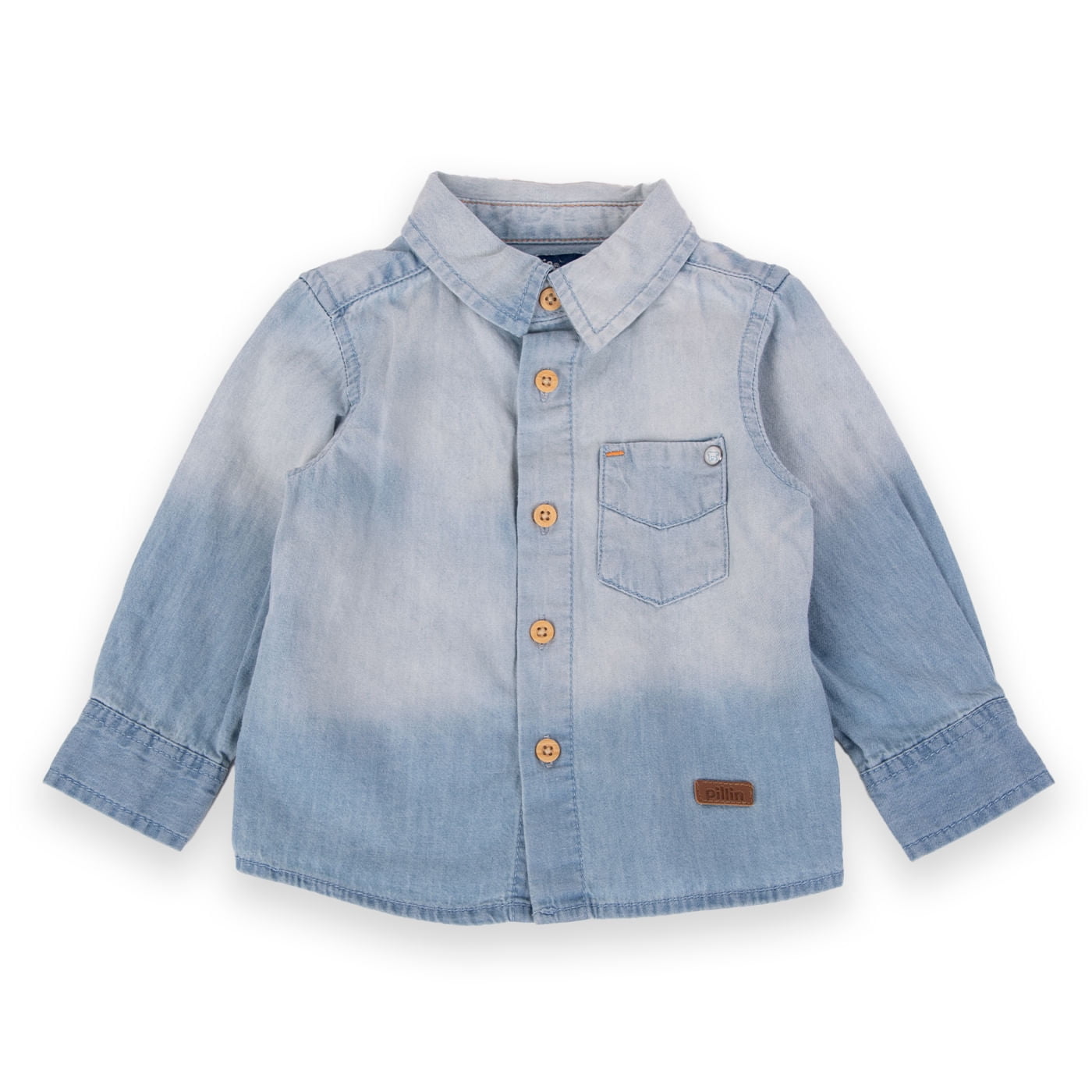 Camisa Bebe Niño Denim Pillin