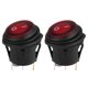 thumbnail image 1 of Interruptor basculante Keenso de 12/24 V, 3 pines, LED rojo, impermeable para coche, 1 of 9
