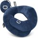 thumbnail image 1 of Almohada de Cuello BCOZZY Algodón Orgánico Doble Soporte Grande Azul Marino, 1 of 9