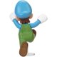 thumbnail image 4 of Figura de acción Super Mario 6 cm Luigi corriendo sobre hielo, 4 of 4