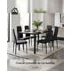 thumbnail image 5 of Juego de Comedor 6 Sillas Negro Moderno Minimalista Premium, 5 of 6