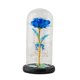 thumbnail image 4 of Flor De Rosa Con Lámpara De Noche Con Cubierta De Vidrio Para Boda, Hogar, Dormitorio, Azul, 4 of 5